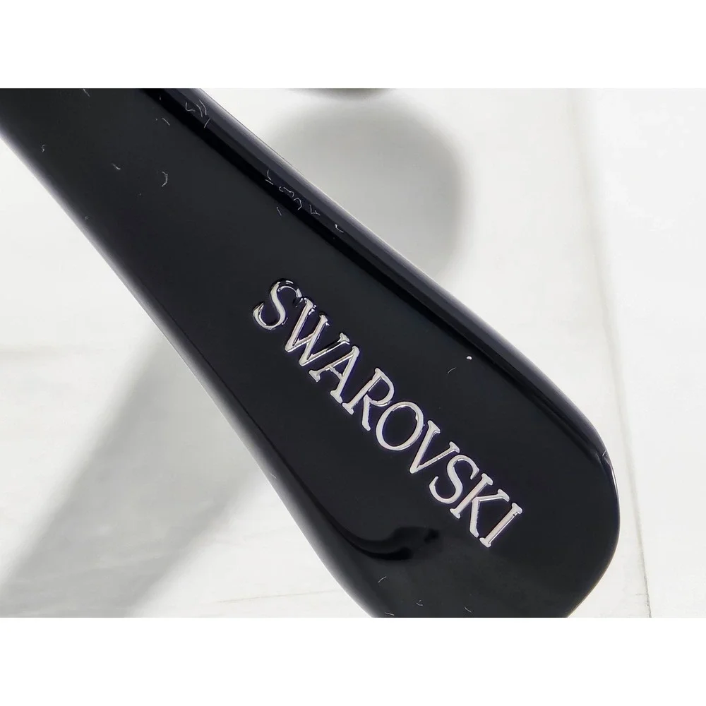 Swarovski SK2007 Eyeglasses Women 54mm Black Crystal Accents - New
